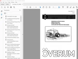 Overum COMBI JET CD4606 MD3306 Parts Manual - PDF DOWNLOAD