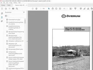 Overum Multi JET MD 3304/3306 COMBI JET CD 3304/4606/4608 Parts Manual PDF