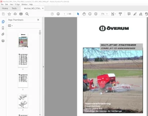 Overum Multi JET MD 3704/3706/4608 Combi JET CD 4504/5406/ 5408 Parts Manual PDF