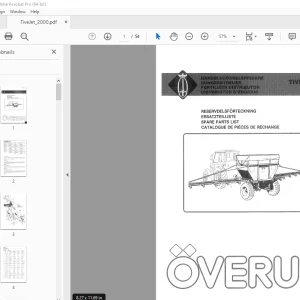 Overum TIVE JET 2000 Parts Manual - PDF DOWNLOAD