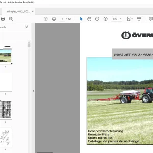 Overum Wing JET 4012 4020 4024 Parts Manual - PDF DOWNLOAD
