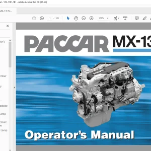 PACCAR MX-13 Operator’s Manual - PDF DOWNLOAD