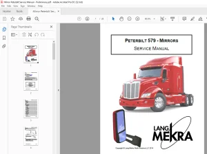 PETERBILT 579 MIRRORS SERVICE MANUAL - PDF DOWNLOAD
