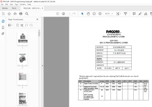 Paccar MX-13 PROGRAMMING GUIDE MANUAL - PDF DOWNLOAD