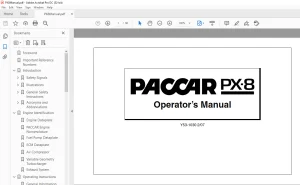 Paccar PX-8 Operator’s Manual - PDF DOWNLOAD