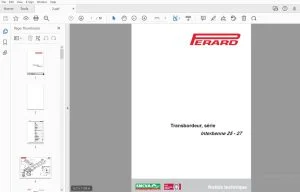 Perard Interbenne 25 - 27 Transbordeur liste des pièces détachées - PDF DOWNLOAD