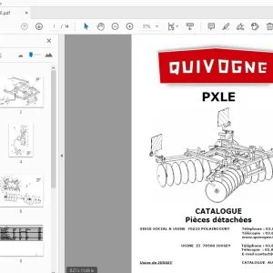 Quivogne Pxle CATALOGUE Pièces détachées - PDF DOWNLOAD