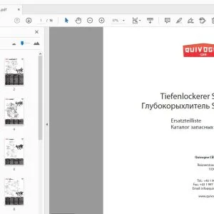 Quivogne Глубокорыхлитель SSD R Каталог запасных частей - PDF DOWNLOAD