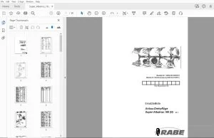 Rabe Anbau-Drehpflüge Super-Albatros 180 (N) Ersatzteilliste - PDF DOWNLOAD