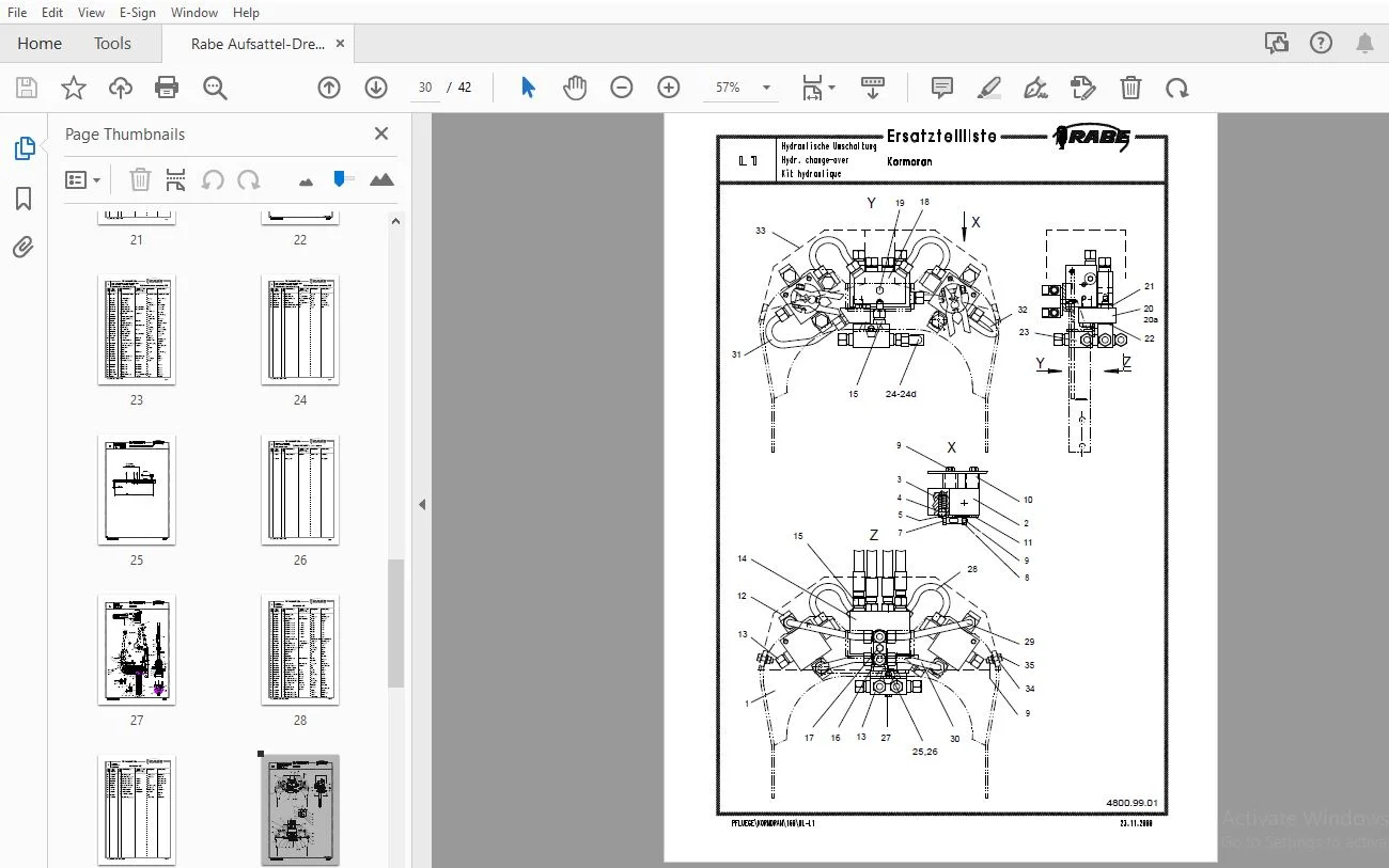 Rabe Aufsattel-Drehpflüge Kormoran - HA 160 Br.1 Ersatzteilliste - PDF - Image 3