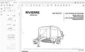 Rivierre Greenland 8080 Industry Parts Manual - PDF DOWNLOAD