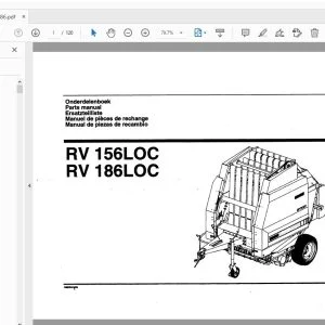 Rivierre Greenland RV 156LOC RV 186LOC Parts Manual - PDF DOWNLOAD