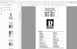 Ruggerini Diesel MD150 MD151 MD170 MD171 MD190 MD191 Parts Manual - PDF DOWNLOAD