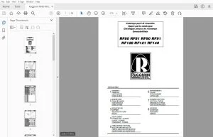 Ruggerini RF80 RF81 RF90 RF91 RF120 RF121 RF140 Parts Manual - PDF DOWNLOAD