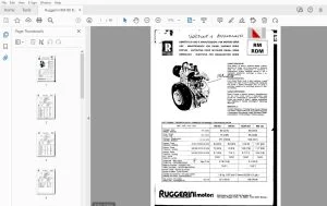 Ruggerini RM 80 RM 81 RDM 901 RM 121 Diesel Engine Use & Maintenance Manual - PDF DOWNLOAD