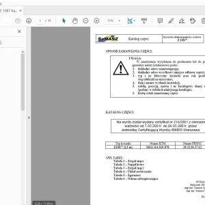 SAMASZ Z 108/7 Katalog części - PDF DOWNLOAD