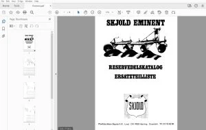 SKJOLD EMINENT ERSATZTEILLISTE - PDF DOWNLOAD
