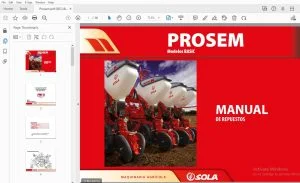 SOLA PROSEM MANUAL DE REPUESTOS - PDF DOWNLOAD