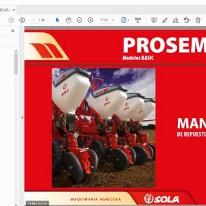 SOLA PROSEM MANUAL DE REPUESTOS - PDF DOWNLOAD