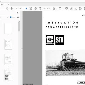 STEGSTED STA INSTRUKTION ERSATZTEILLISTE - PDF DOWNLOAD