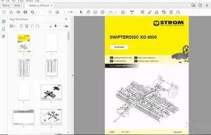 STROM SWIFTERDISC XO 6000 PARTS MANUAL - PDF DOWNLOAD