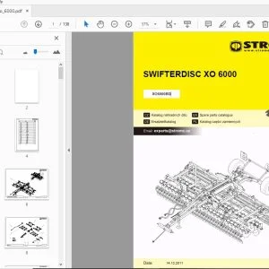 STROM SWIFTERDISC XO 6000 PARTS MANUAL - PDF DOWNLOAD