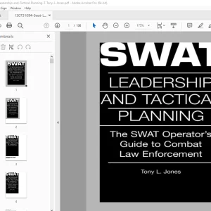 SWAT Leadership & Tactical Planning Operator's Guide Manual PDF  