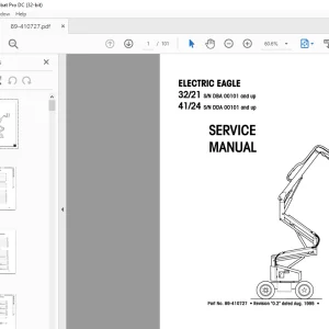 Simon 3221 ,4124, ELECTRIC EAGLE Service Manual -  PDF DOWNLOAD