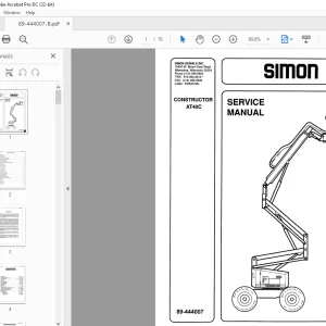 Simon CONSTRUCTOR AT40C Service Manual- PDF DOWNLOAD