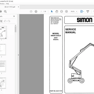 Simon EAGLE 32/21 Electric Service Manual - PDF DOWNLOAD