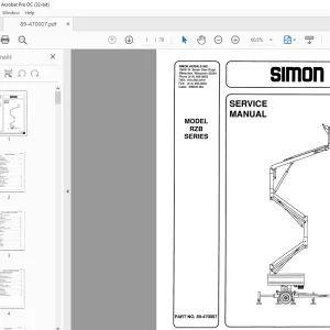 Simon RZB Series Repair Manual PDF Download