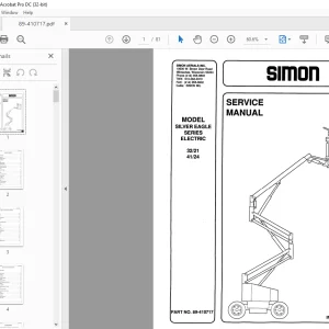 Simon SILVER EAGLE SERIES ELECTRIC Service Manual - PDF DOWNLOAD