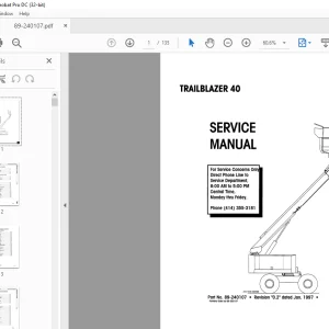 Simon TRAILBLAZER 40 Service Manual - PDF DOWNLOAD