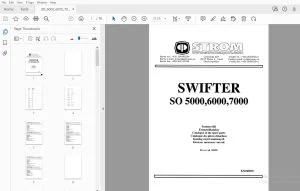 Strom SO 5000, 6000, 7000 Swifter Parts Manual - PDF DOWNLOAD