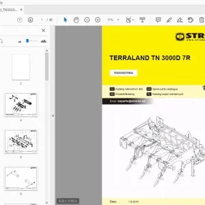 Strom Terraland TN3000D 7R Parts Manual - PDF DOWNLOAD