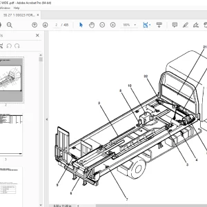 Tadano Crane SS-27-1-00023 FOR VEHICLE,WIDE CAB,WB:3.3 Parts Manual PDF