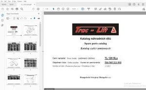Trac-Lift TL 120 SLx Parts Manual - PDF DOWNLOAD