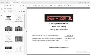 Trac-Lift TL 260 SLx Parts Manual - PDF DOWNLOAD