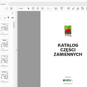 UNIA Korpus ZX KATALOG CZĘŚCI ZAMIENNYCH - PDF DOWNLOAD