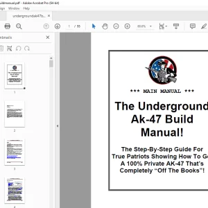 Underground Ak-47 Build Handbook Manual - PDF DOWNLOAD 