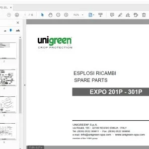 Unigreen EXPO 201P - 301P Parts Manual - PDF DOWNLOAD