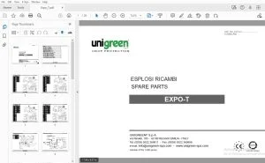 Unigreen EXPO-T Parts Manual - PDF DOWNLOAD