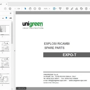 Unigreen EXPO-T Parts Manual - PDF DOWNLOAD