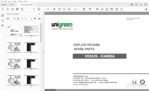 Unigreen Venus-Kamba Parts Manual - PDF DOWNLOAD