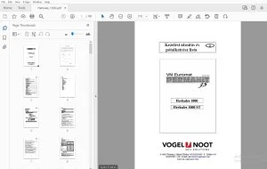 VOGEL & NOOT Herkules 1000, 1000 ST VN Euromat Kezelési utasítás és pótalkatrész lista - PDF