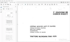 Valpadana 7060 7070 Parts Manual - PDF DOWNLOAD
