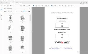 Vogel & Noot ARTERRA MS 250 300 400 ARTERRA GRIP 300 400 450 KEZELÉSI ÉS KARBANTARTÁSI UTASÍTÁS - PDF