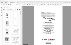 Vogel & Noot LM M XM XMS XS Parts Manual - PDF DOWNLOAD