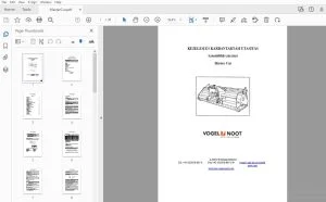 Vogel & Noot Master Cut Szántóföldi szárzúzó KEZELÉSI ÉS KARBANTARTÁSI UTASÍTÁS - PDF