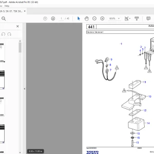 Volvo Penta TSK SX-M, TSK SX-MACLT, TSK SX-MBAC, TSK SX-MHP Marine Drives Transmissions Parts Manual